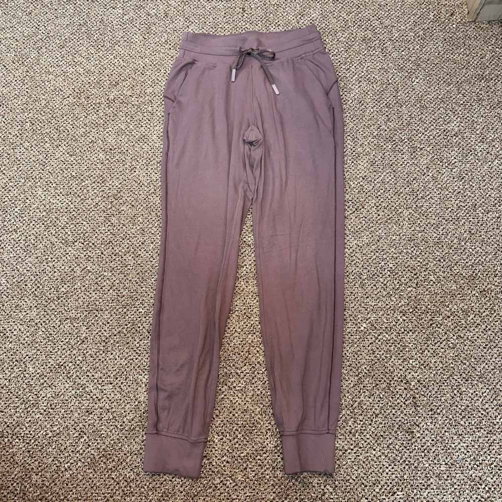 Lululemon Align Jogger 28" Purple Mauve Nulu Yoga Pants Size 4 LW5CXOS